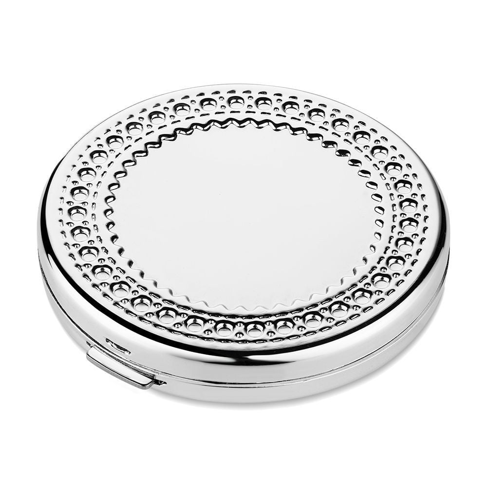 Newbridge Silver Round Compact Mirror