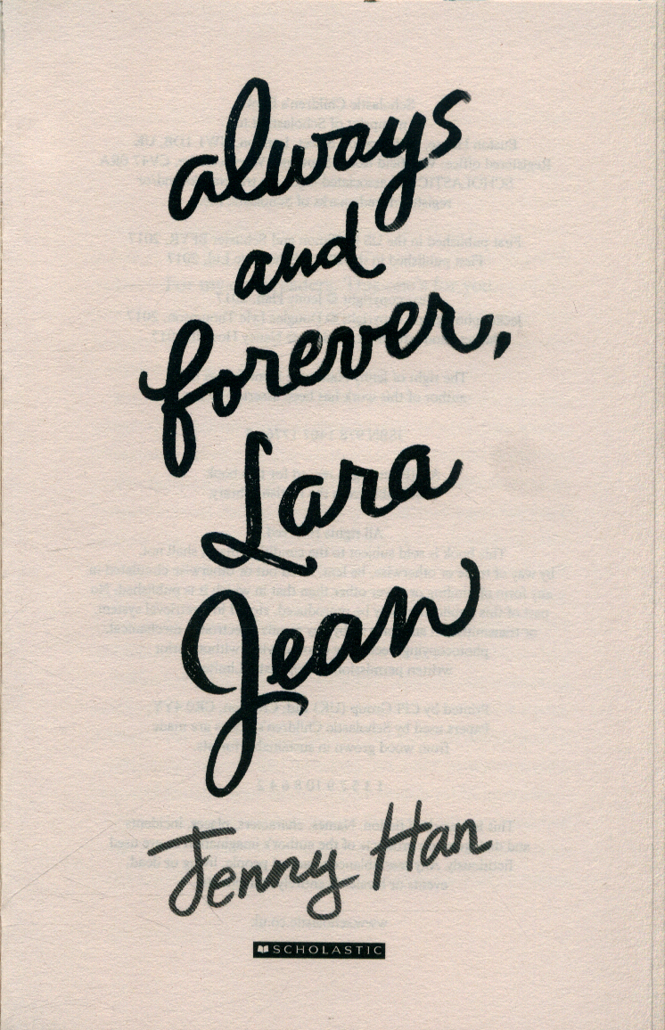 Always And Forever Lara Jean P/B by Jenny Han
