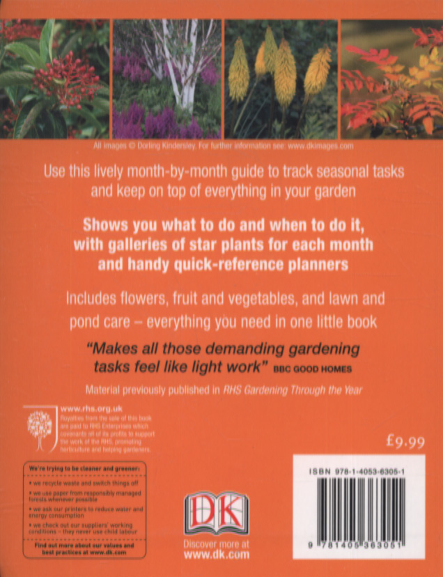 RHS gardening month by month by Ian Spence